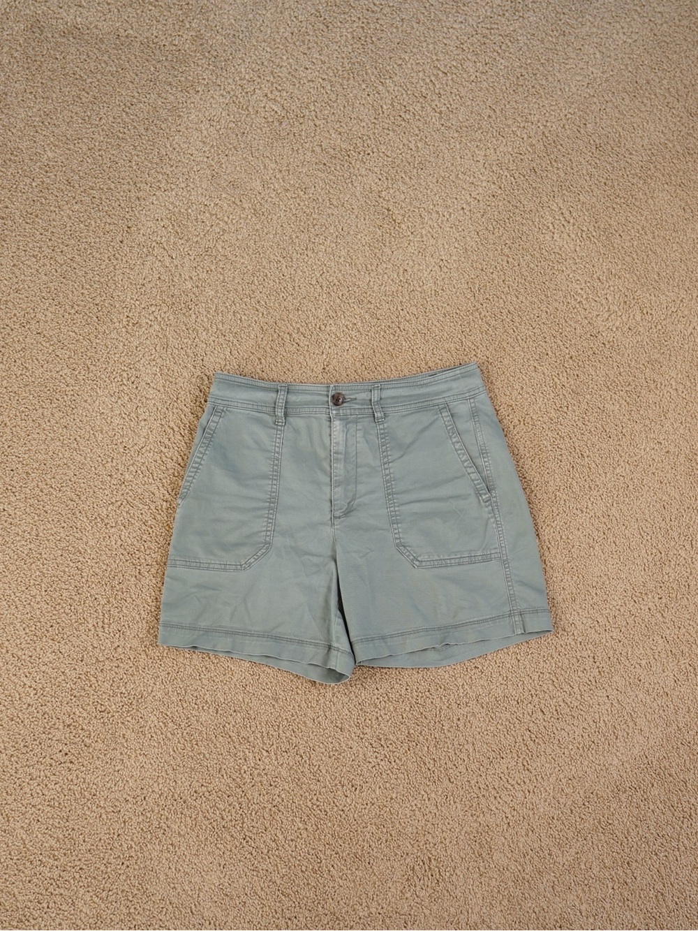 GAP Women's Light Olive Utility Shorts